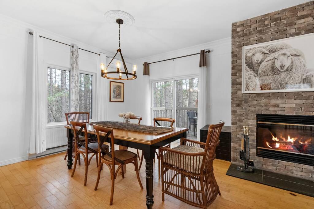 Le Champetre Tremblant 2Bdrs Condo W Fireplace Mont-Tremblant Exterior foto